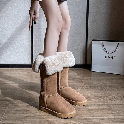 Cheky - High Tube Warm Fur Female Boots