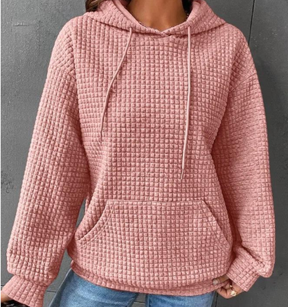 Cheky - Women's Loose Casual Solid Color Long-sleeved Sweater