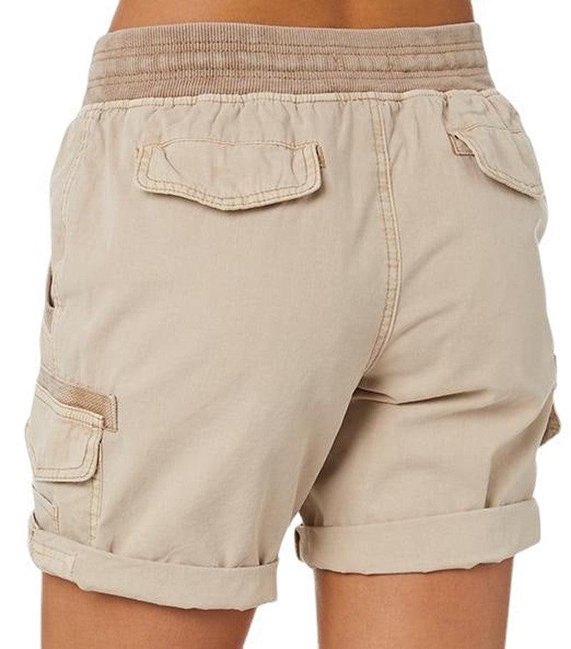 Cheky - Women's Casual High Waist Cargo Shorts