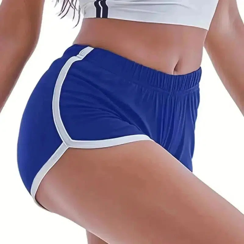 Cheky - Sports Shorts Women Casual Loose Straight Pants Wearing High-Waisted Thin Anti-Walking Three-Point Yoga Hot Pants