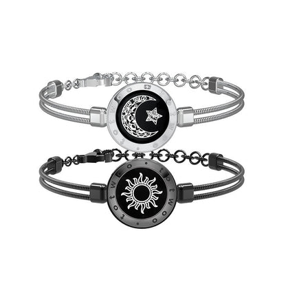 Cheky - Sun-Moon Smart Sensing Couple Bracelet