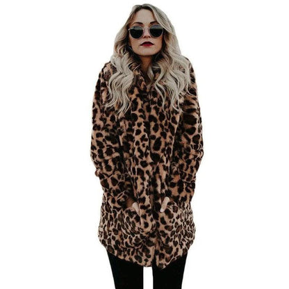 Cheky - Artificial Faux Fur Women Winter Coat