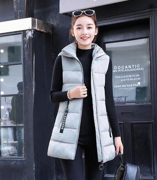 Cheky - Autumn Winter Vest Down Cotton Jacket Jacket Lady