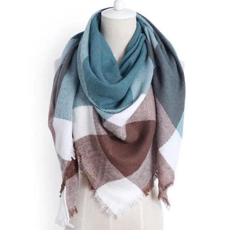 Cheky - European And American Triangle Cashmere Women's Winter Scarf Shawl