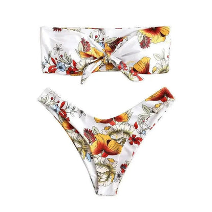 Cheky - Sexy Printed Ladies Bikini Split Swimsuit