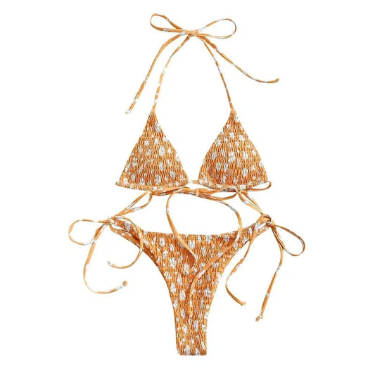 Cheky - Ladies Split Print Bikini Swimsuit