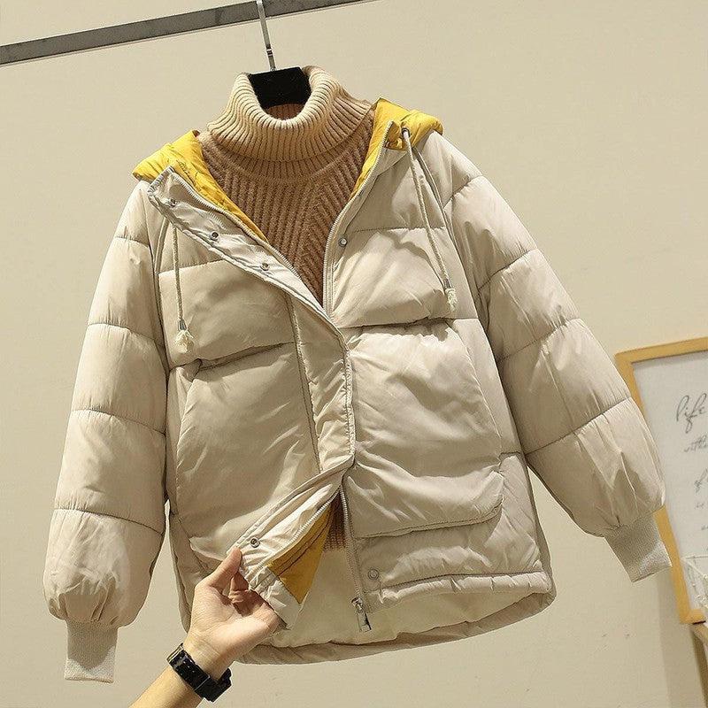 Cheky - New Down Jacket Hooded Warm Jacket Casual