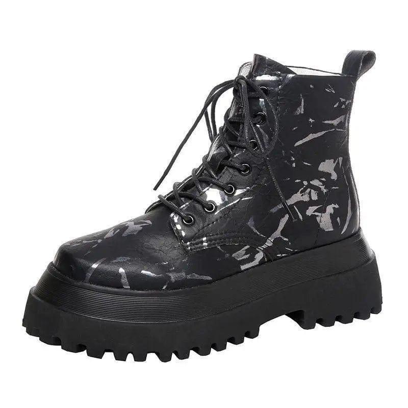 Cheky - Printed high-top shoes women