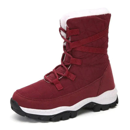 Cheky - Thick Plush Plus Velvet Warm Women Snow Boots