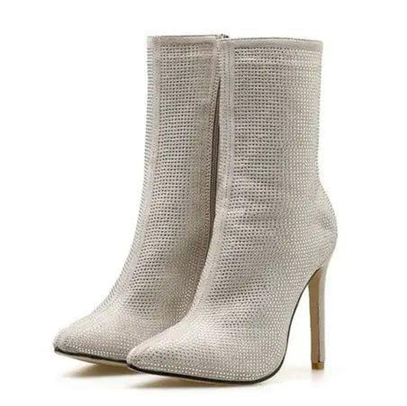 Cheky - Women Pointed Toe Heeled Boots