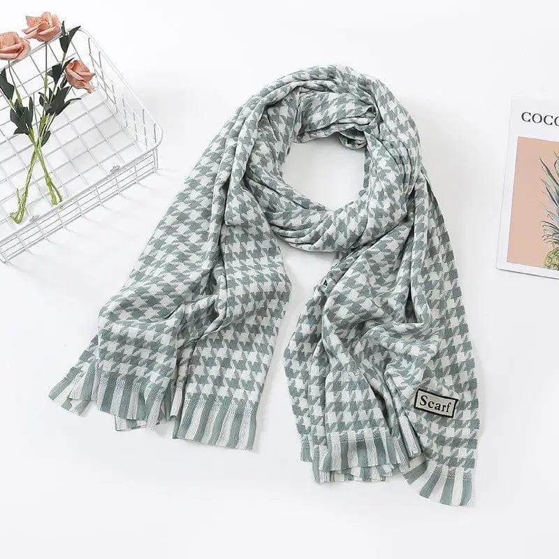 Cheky - Women's Fashion Casual Cashmere Plaid Scarf