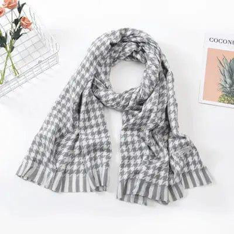 Cheky - Women's Fashion Casual Cashmere Plaid Scarf