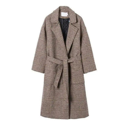 Cheky - Woolen coat female long section new autumn and winter Korean